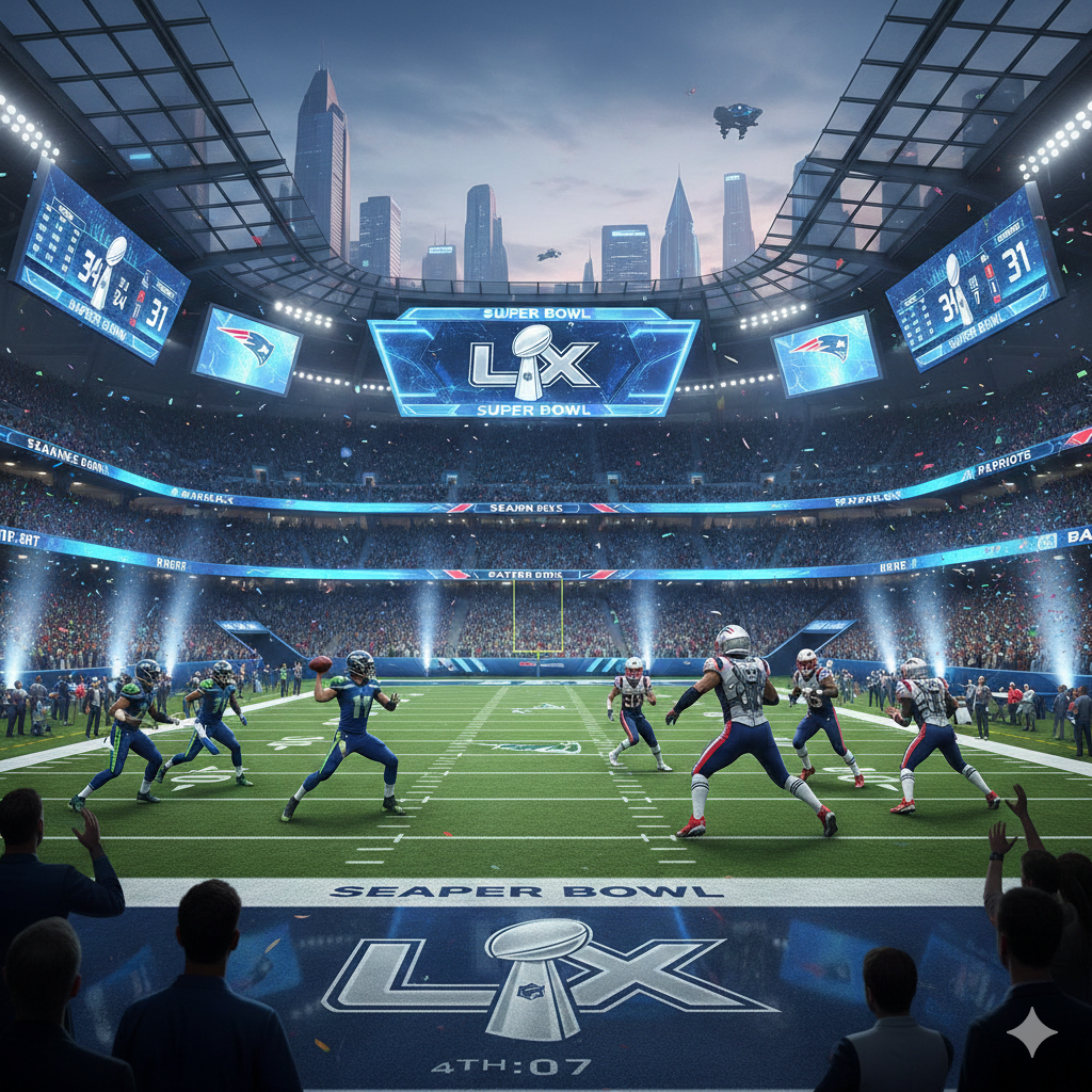 Seahawks supera a Patriots 29-13 en el Súper Bowl LX